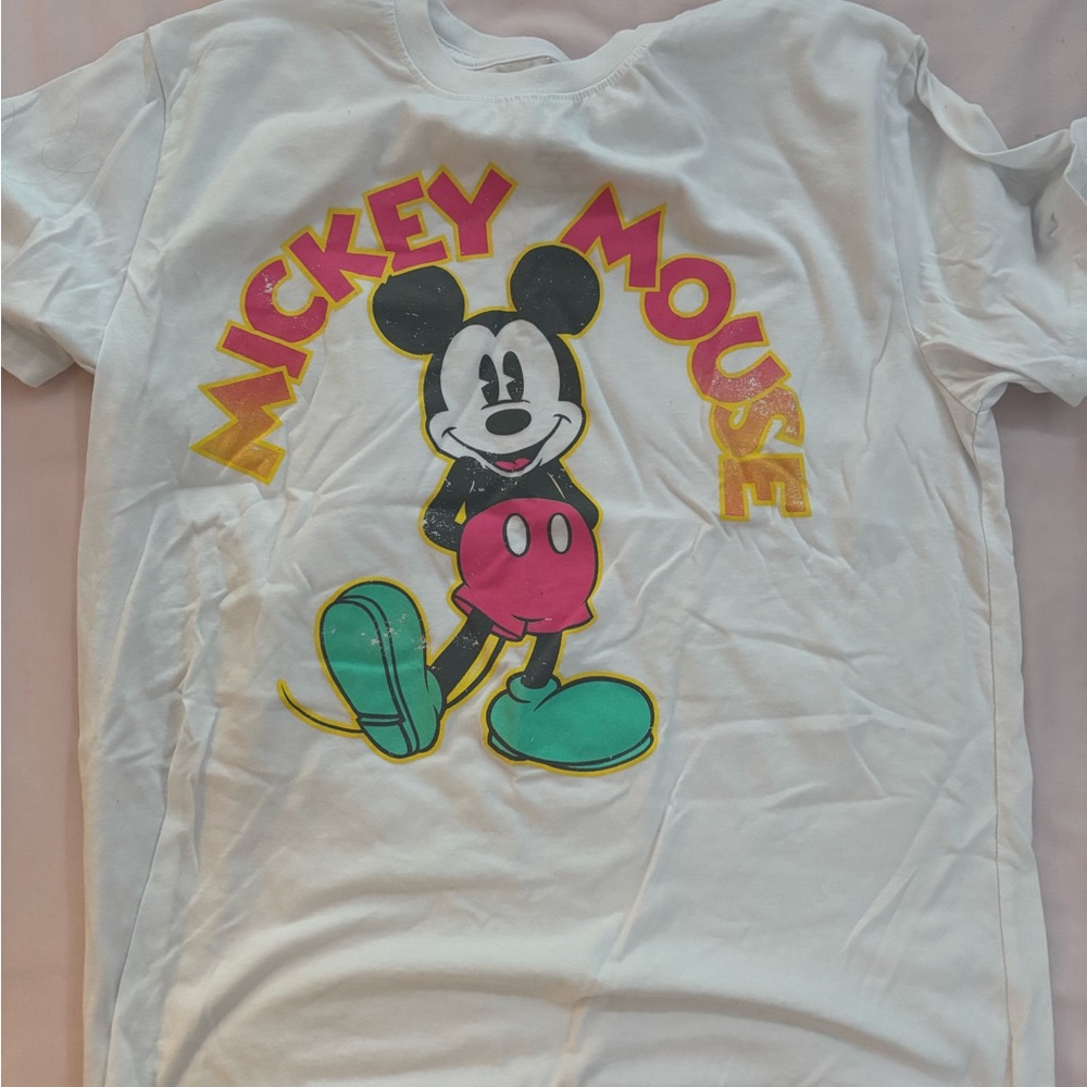 Mickey Mouse White T-Shirt